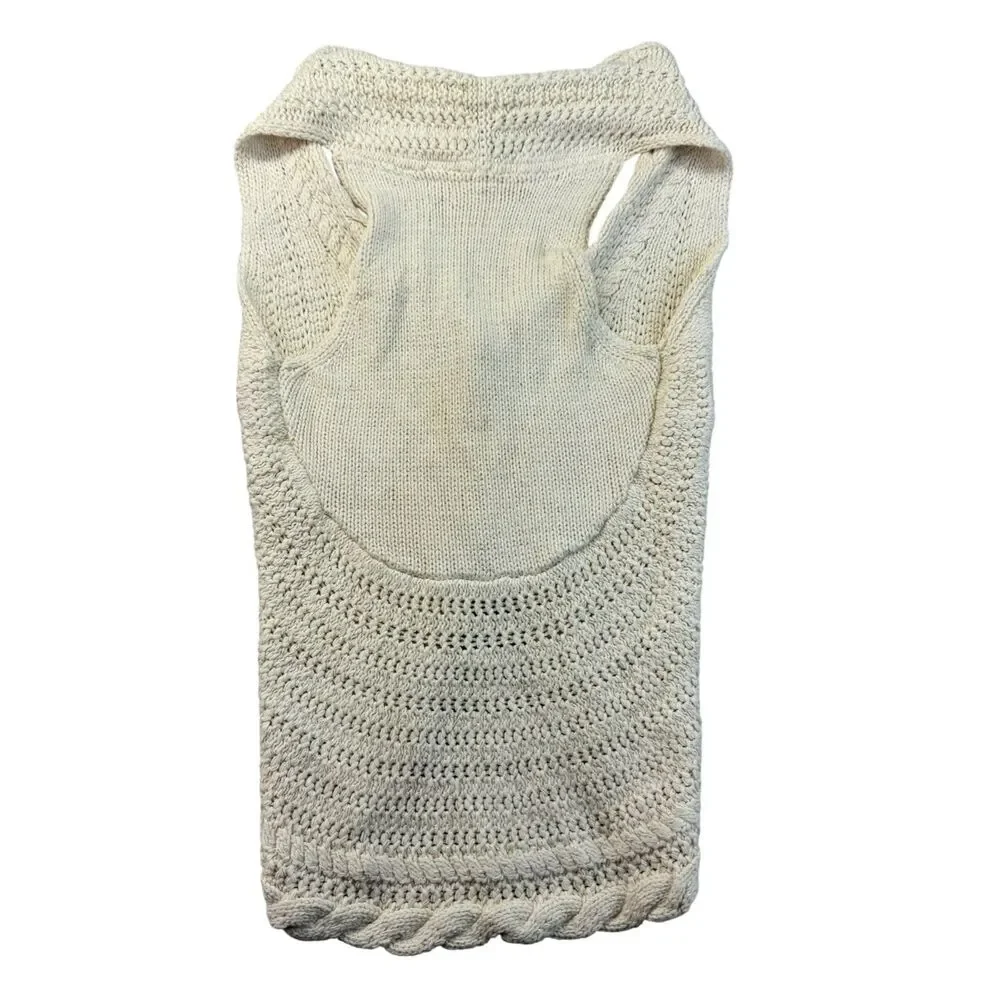 The Eagles Eye Sweater Youth Kids Girls Medium 10-12 Beige Cable Knit Sweater